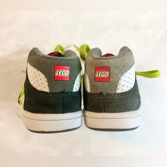 Lego Boys High Top Lace Up Sneakers Runners Size 6 Child’s Athletic Shoes - Picture 4 of 11